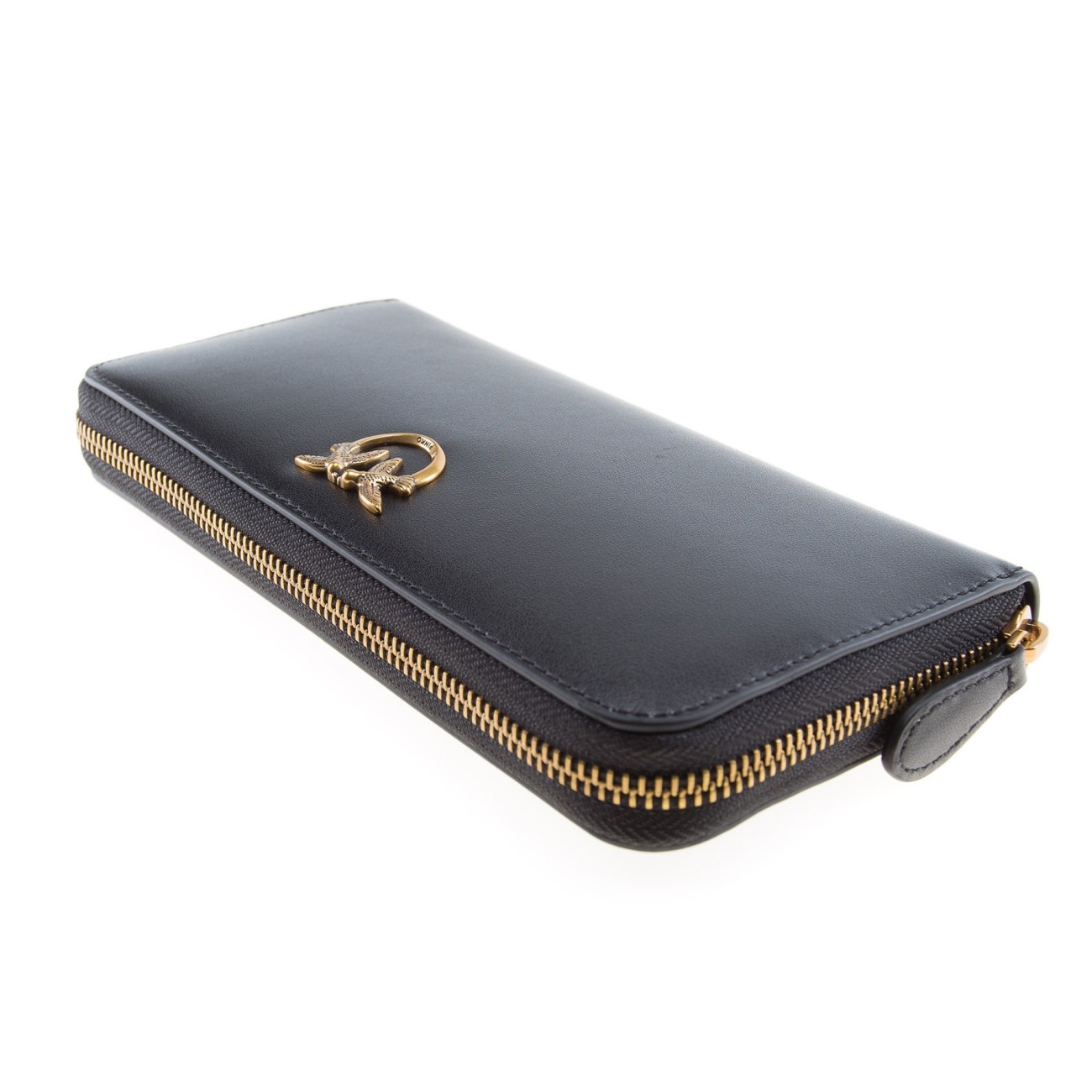 Pinko black wallet with zip