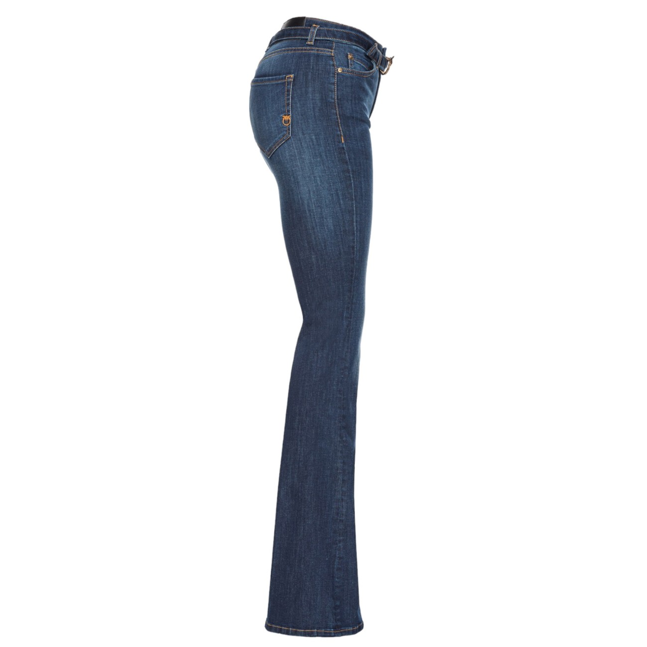 Pinko jeans zampa flared blu