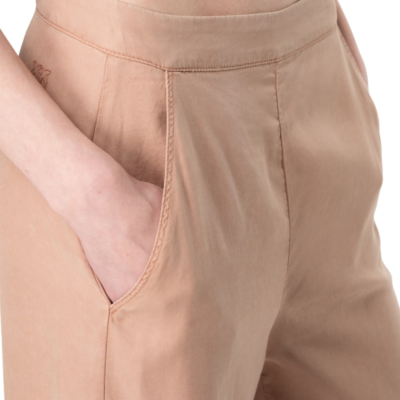 Pinko pantaloni palazzo beige