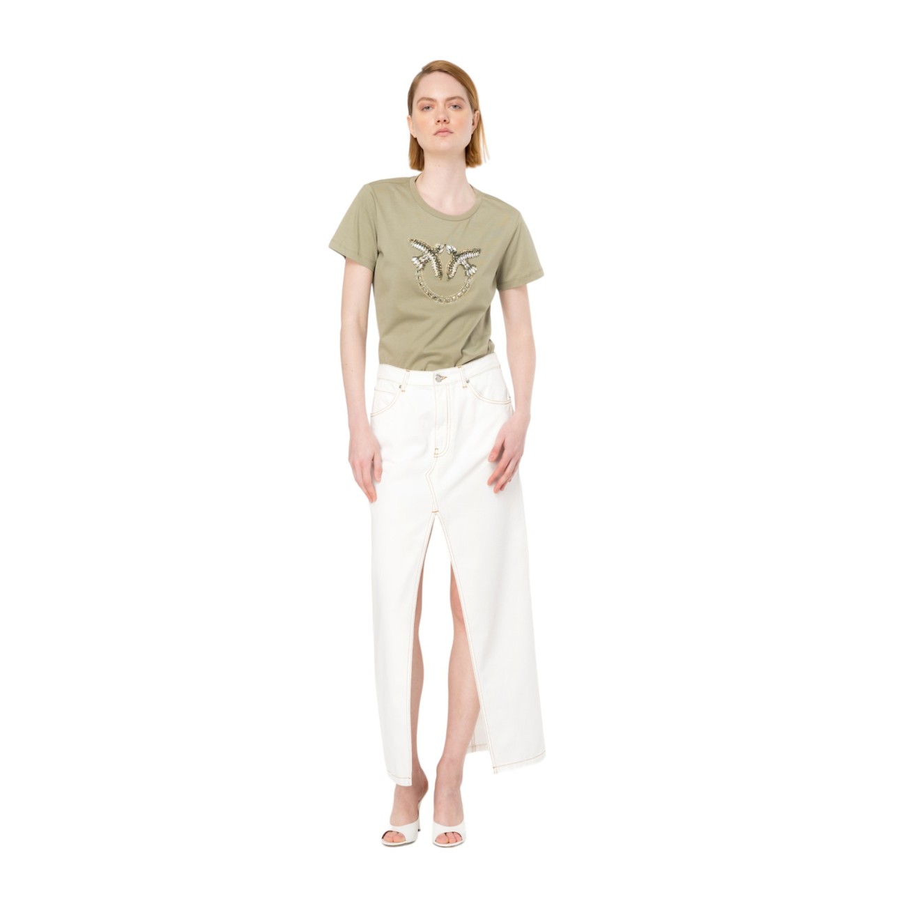 Pinko t shirt donna verde...