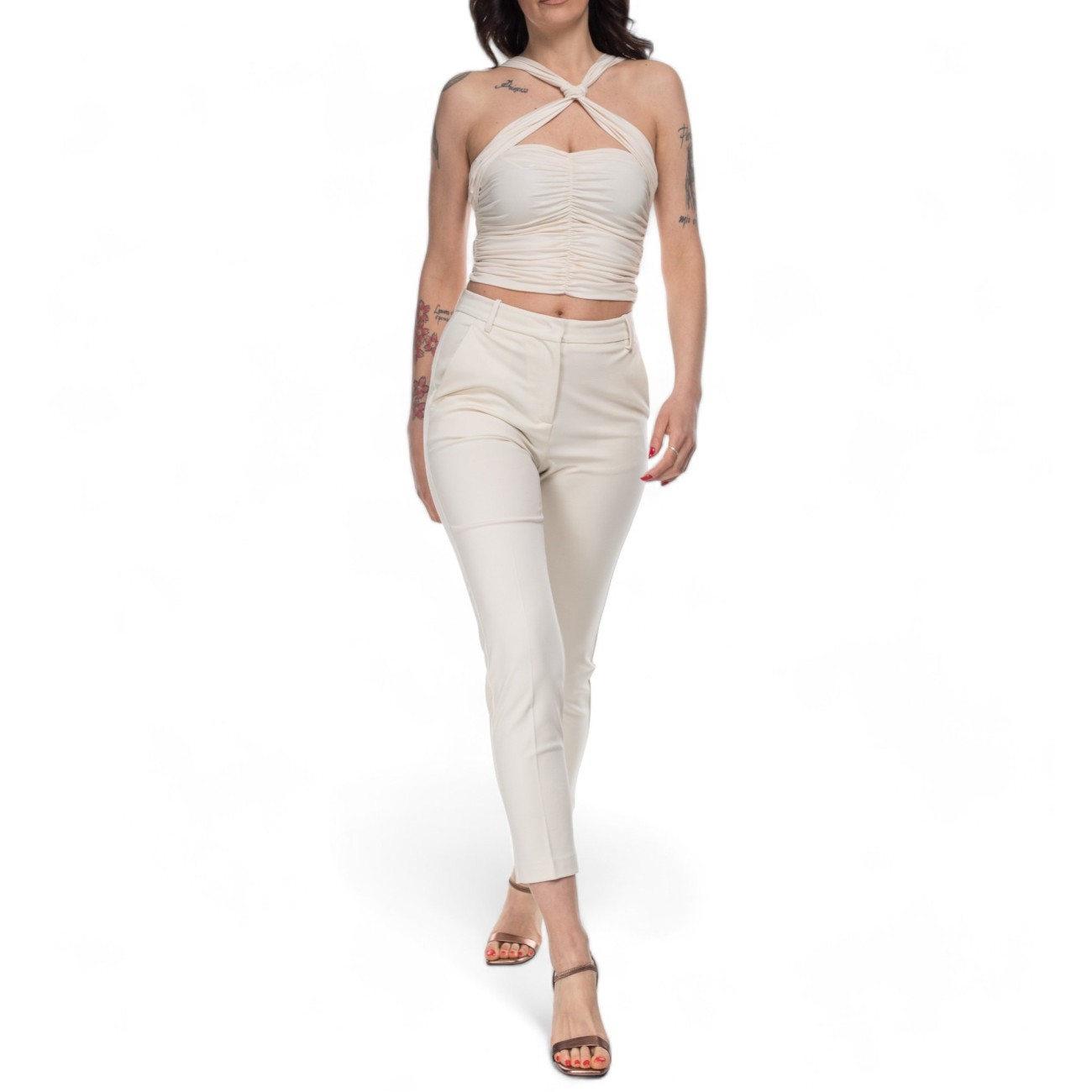 Pinko elegant pants white