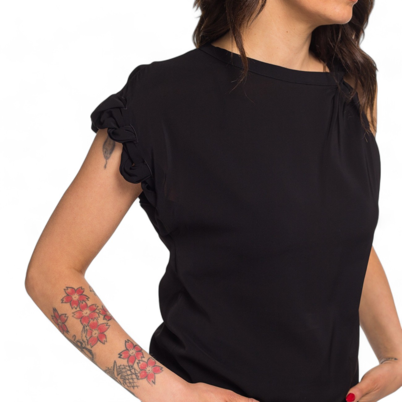 Pinko blusa nera Tindaro