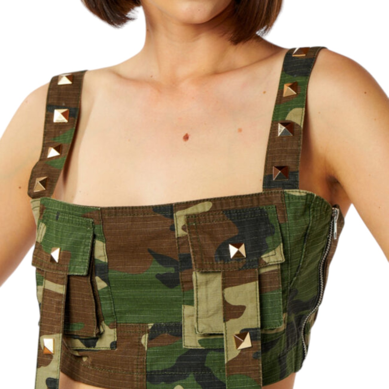 Nosecrets crop top camouflage