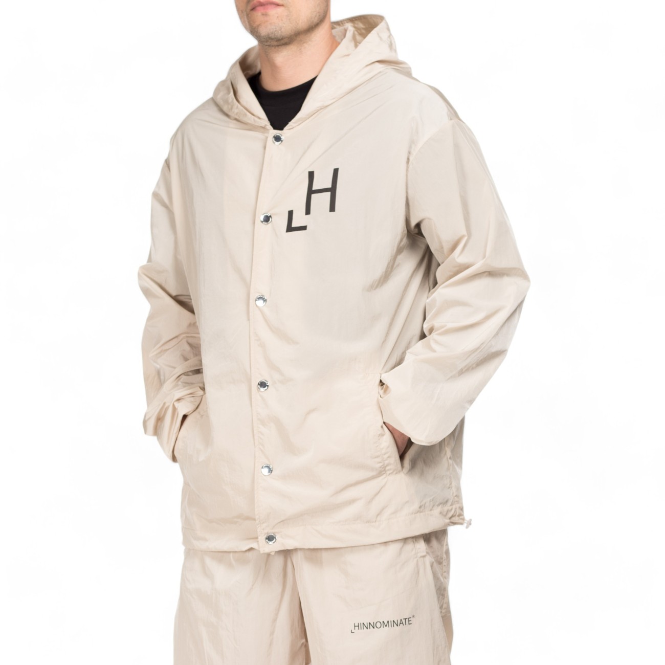 Hinnominate nylon jacket beige