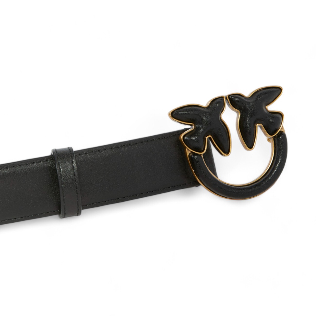 Pinko love berry belt click puff h3 black