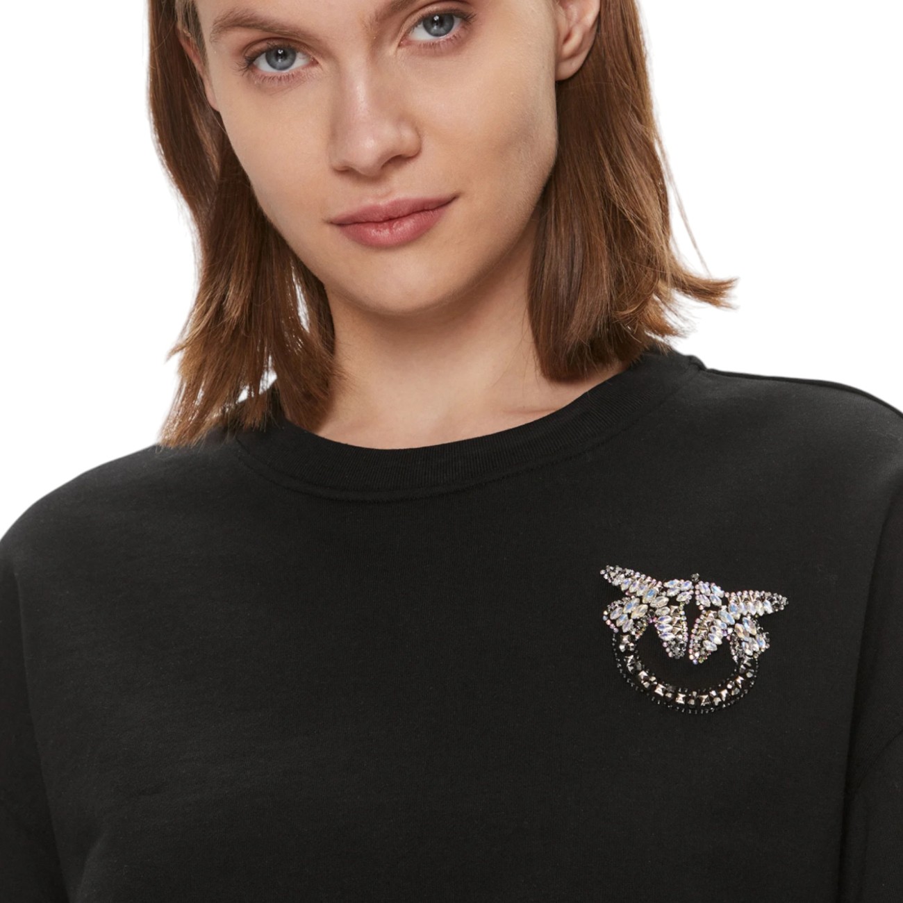 Pinko black sweatshirt with...