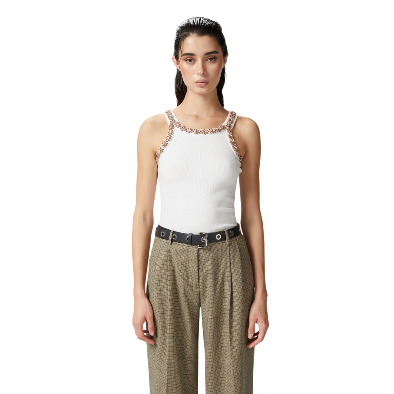 Pinko beige trousers