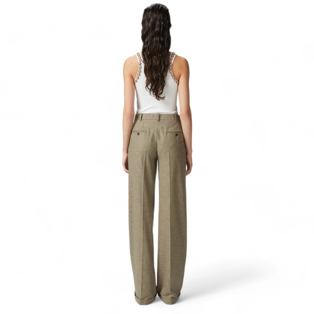 Pinko beige trousers