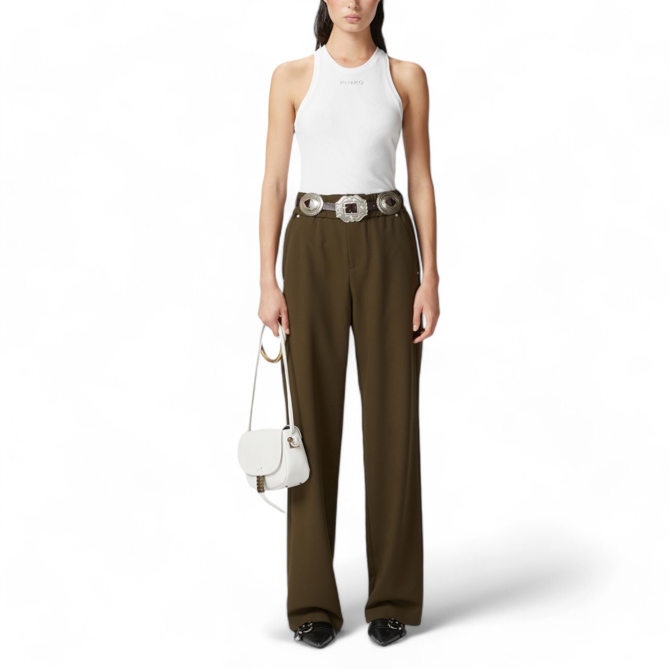 Pinko wide leg pants