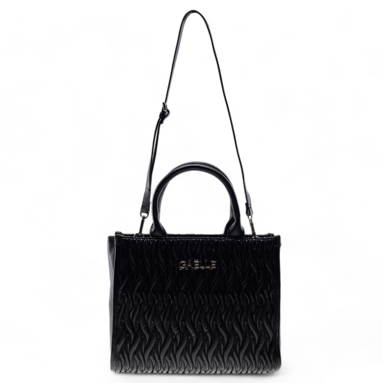 Gaelle shopper bag black gold