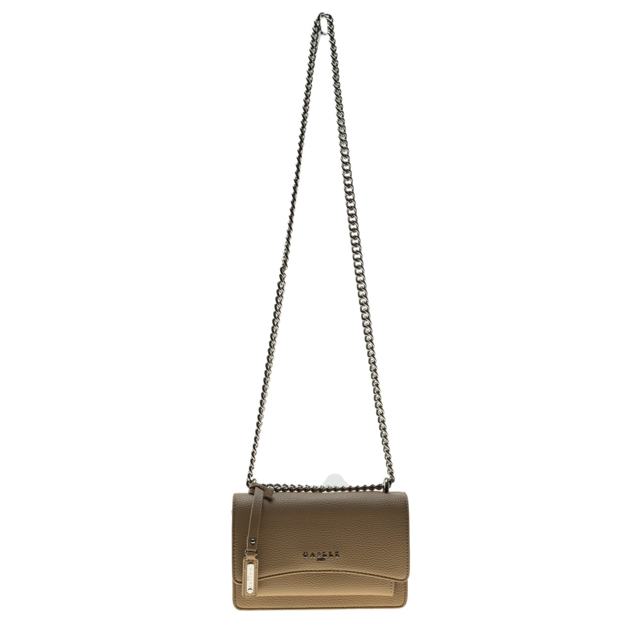 Gaelle mini shoulder bag beige