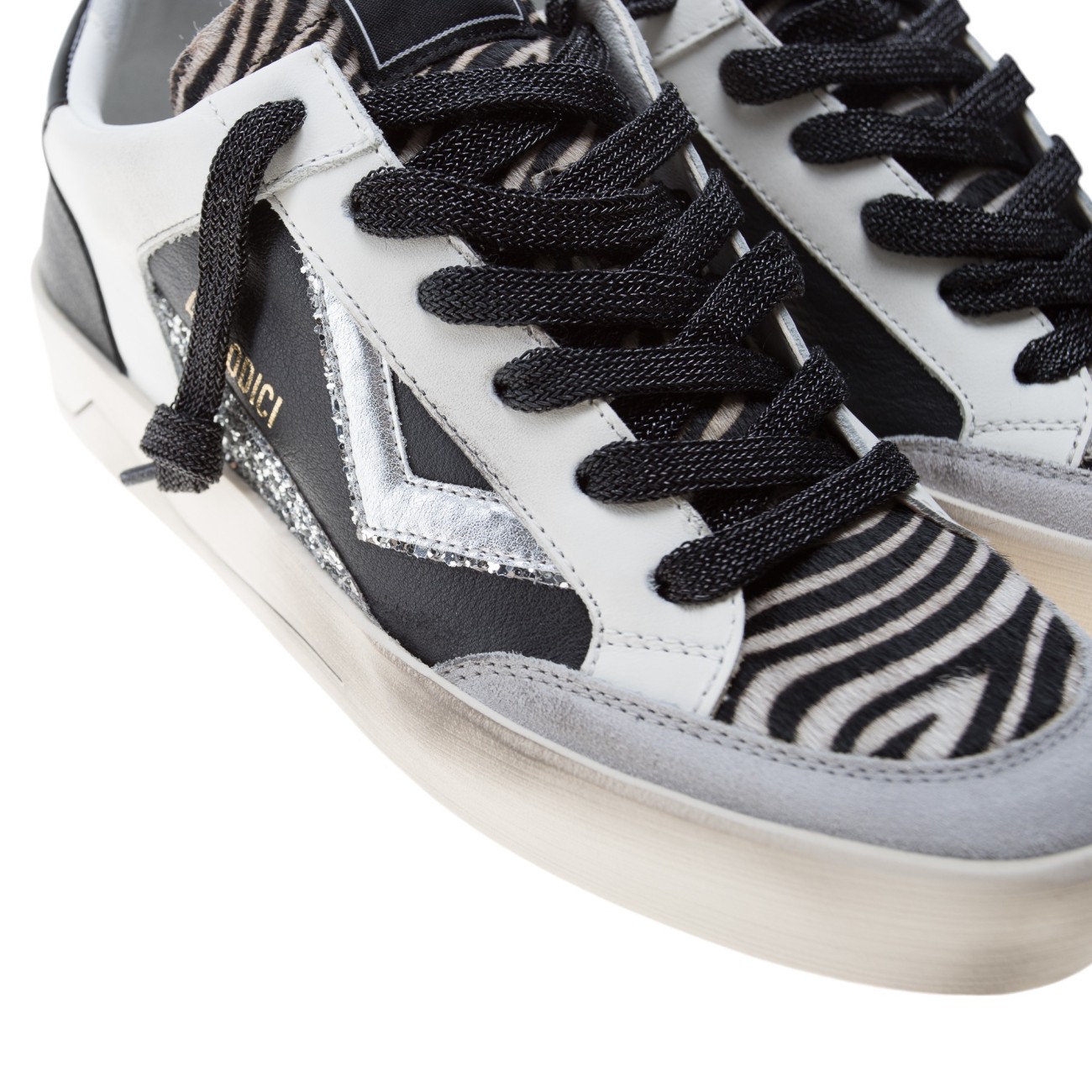 4B12 sneakers Kyle nero zebra