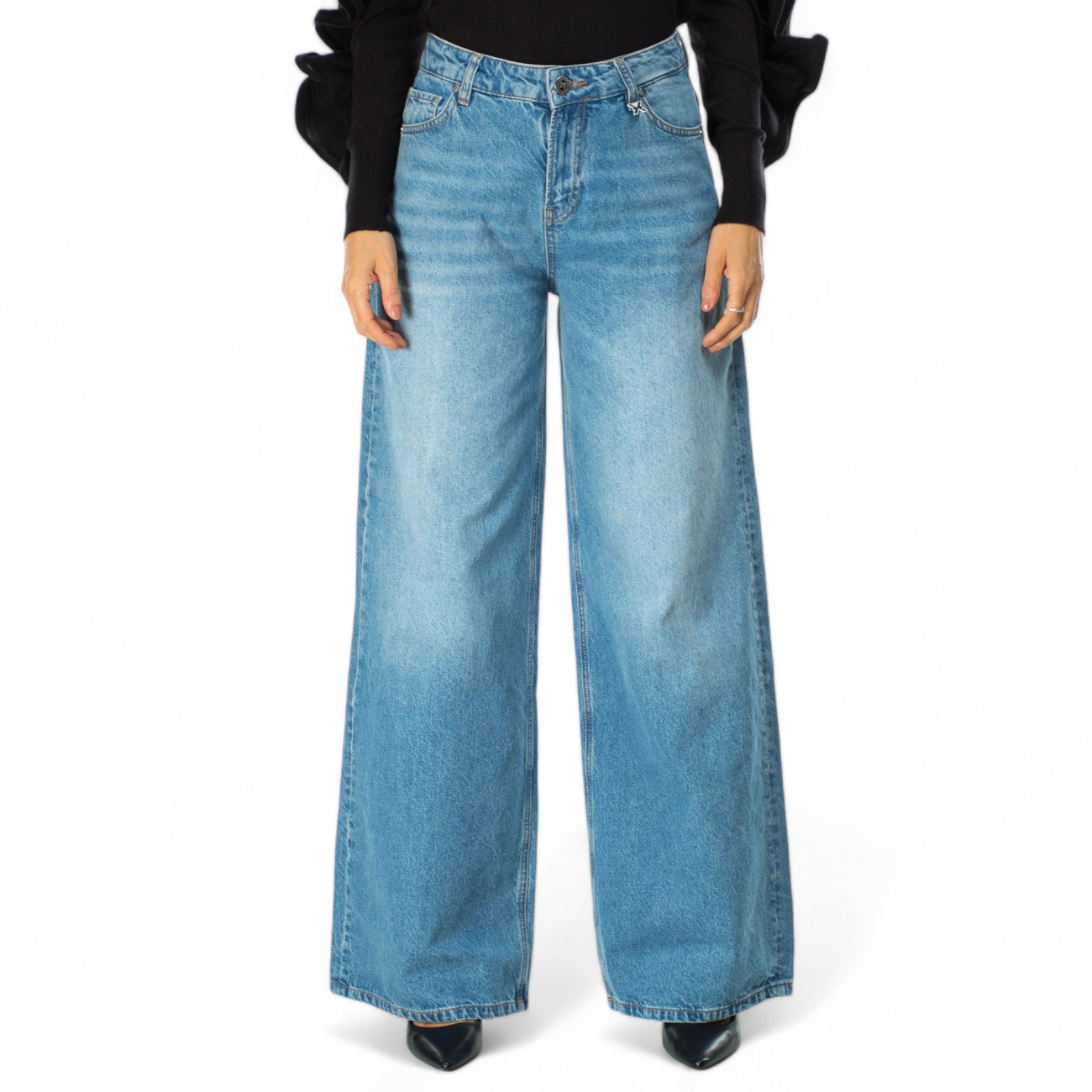 John Richmond wide leg jeans