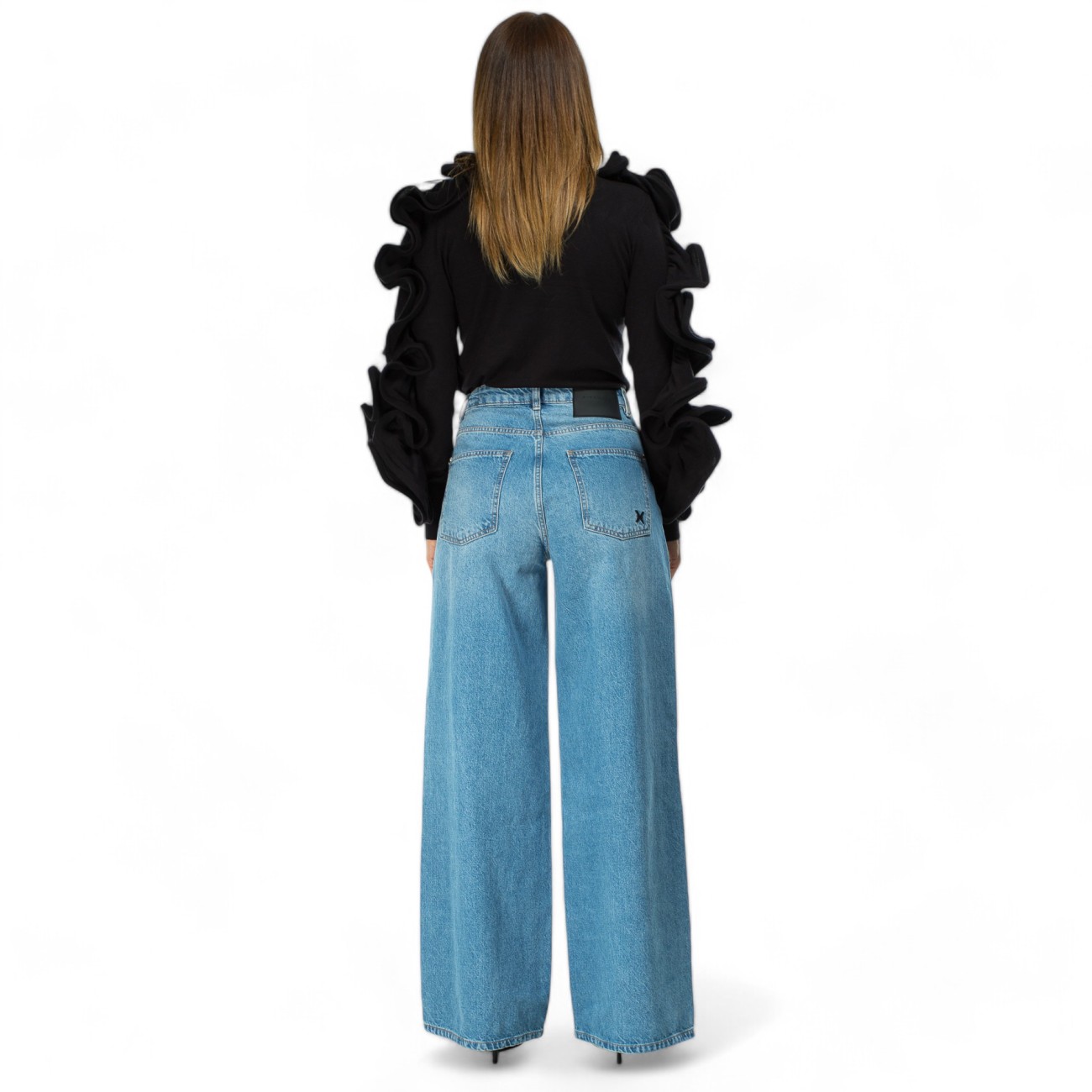 John Richmond wide leg jeans