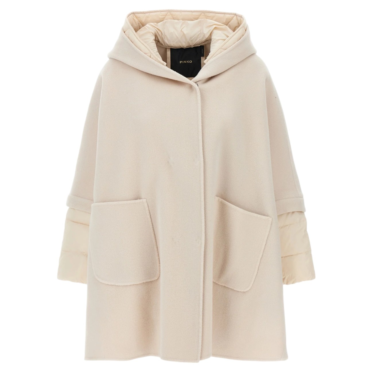 Pinko cape coat beige