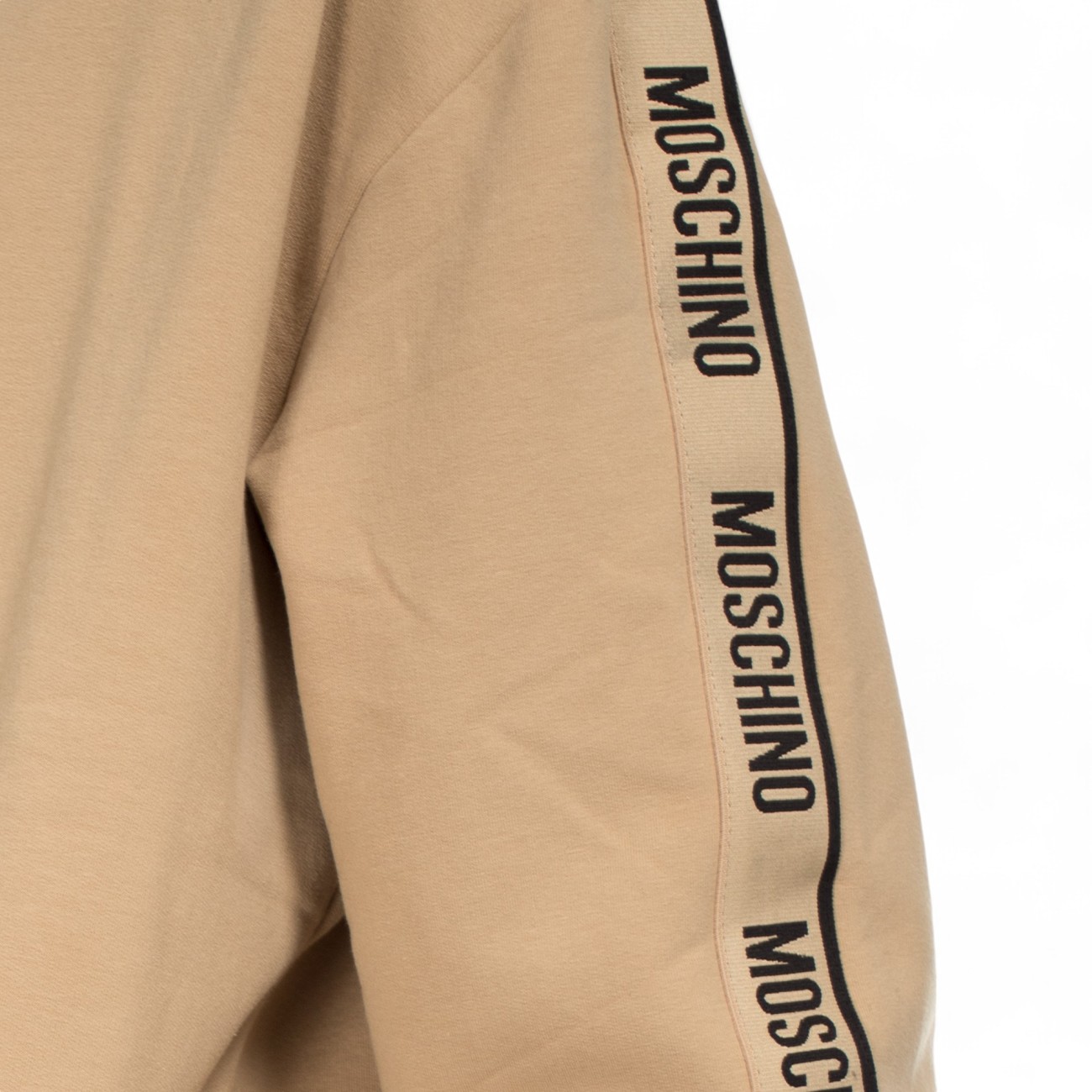 Moschino felpa beige stripe...