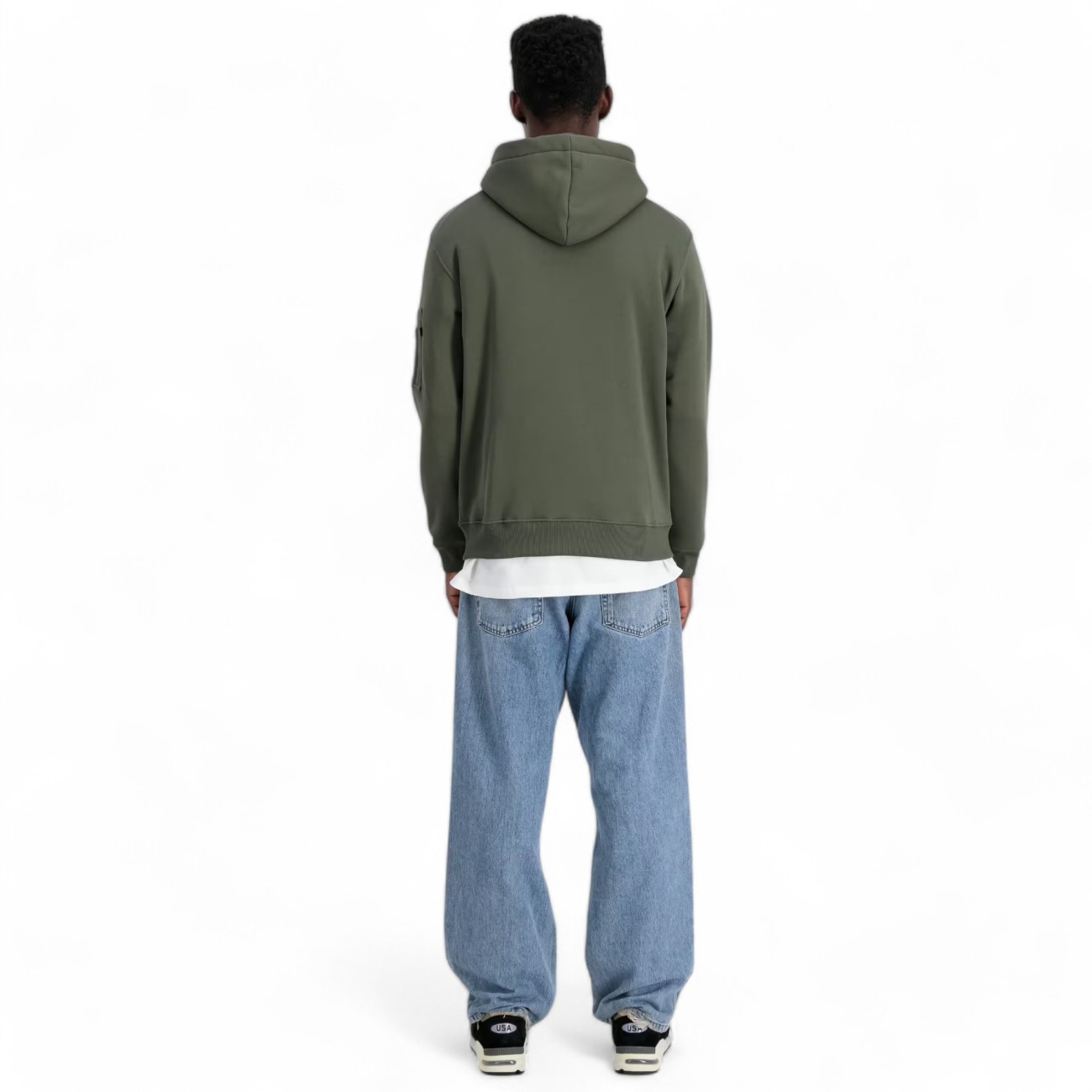 Alpha Industries hood green...