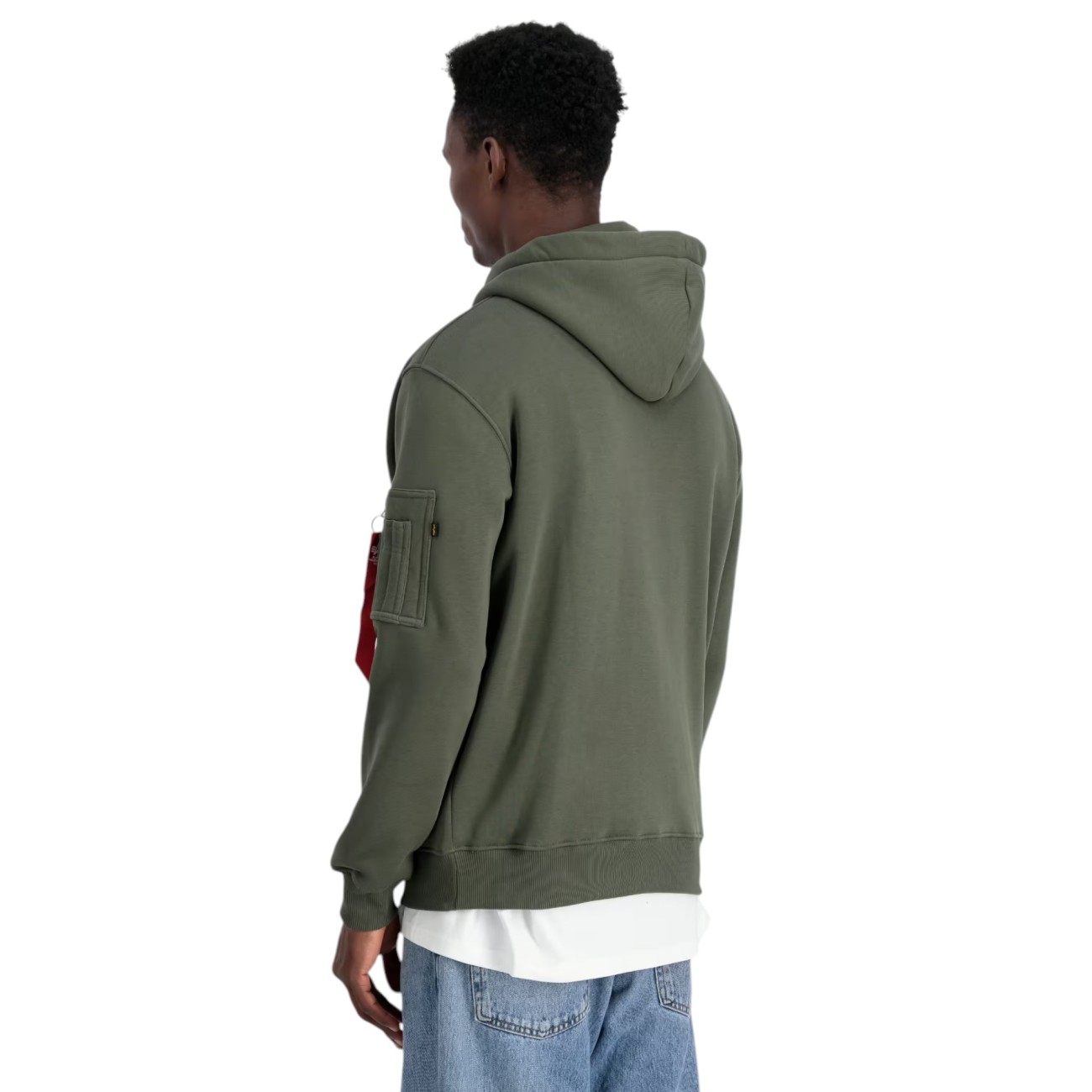 Alpha Industries hood green...