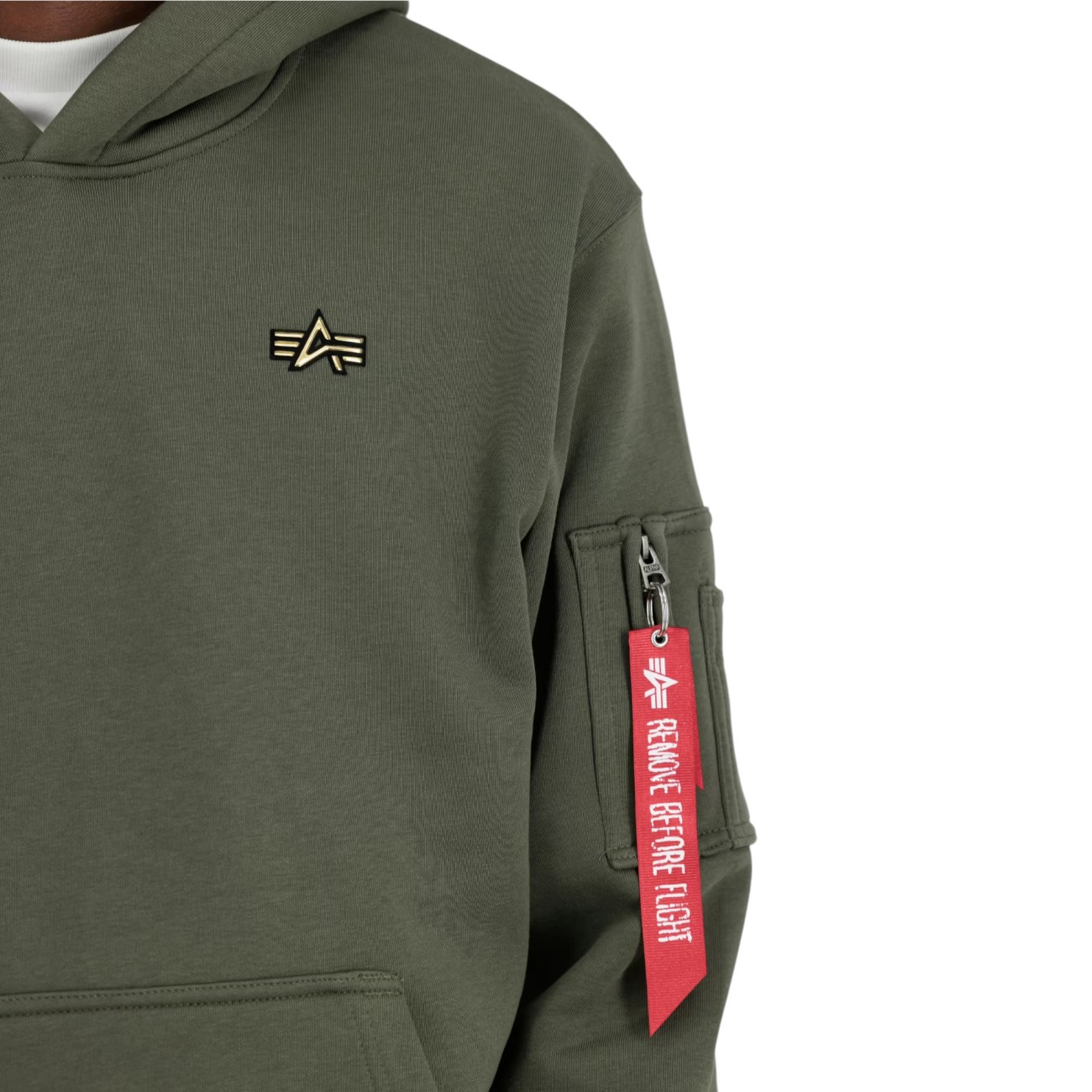 Alpha Industries hood green...