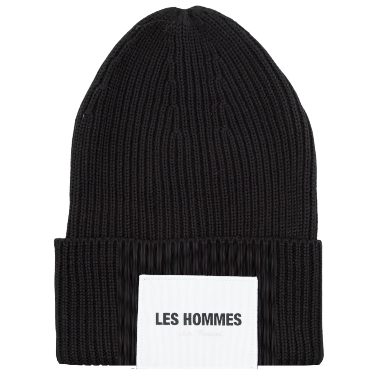 Les Hommes black wool hat