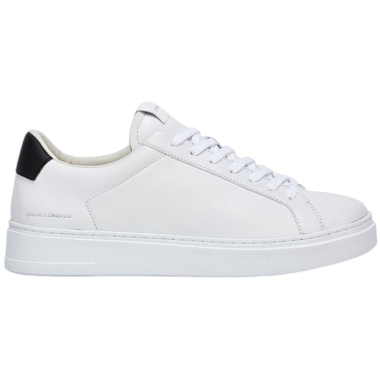 Crime London man sneakers white low