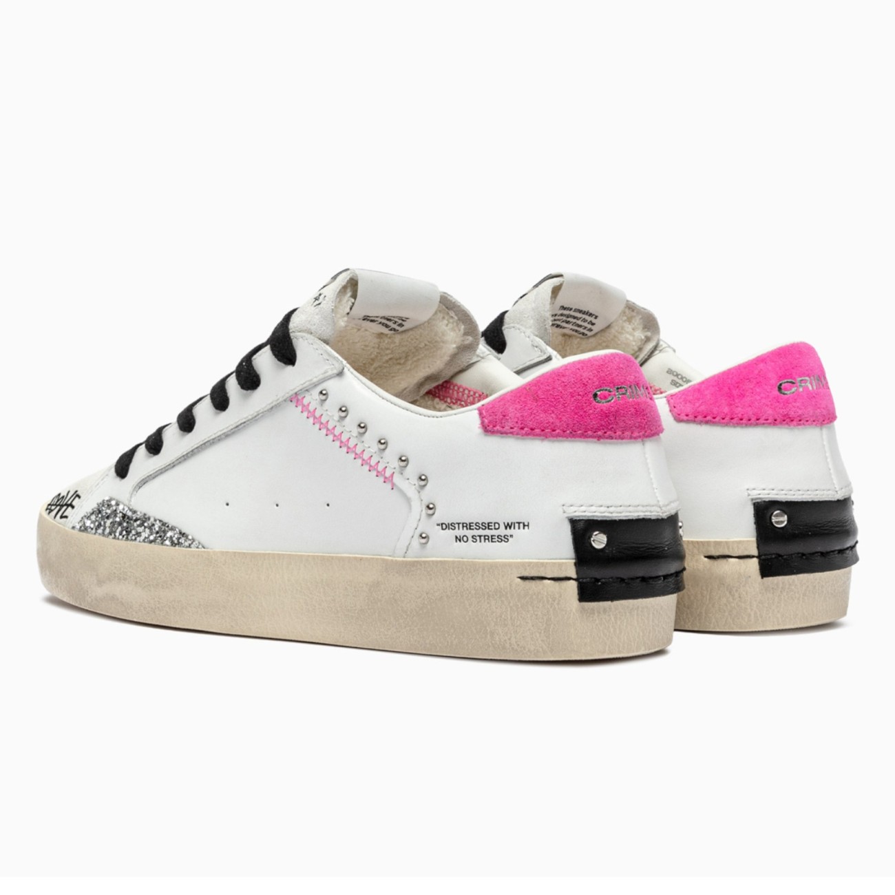 Crime London woman sneakers Distressed