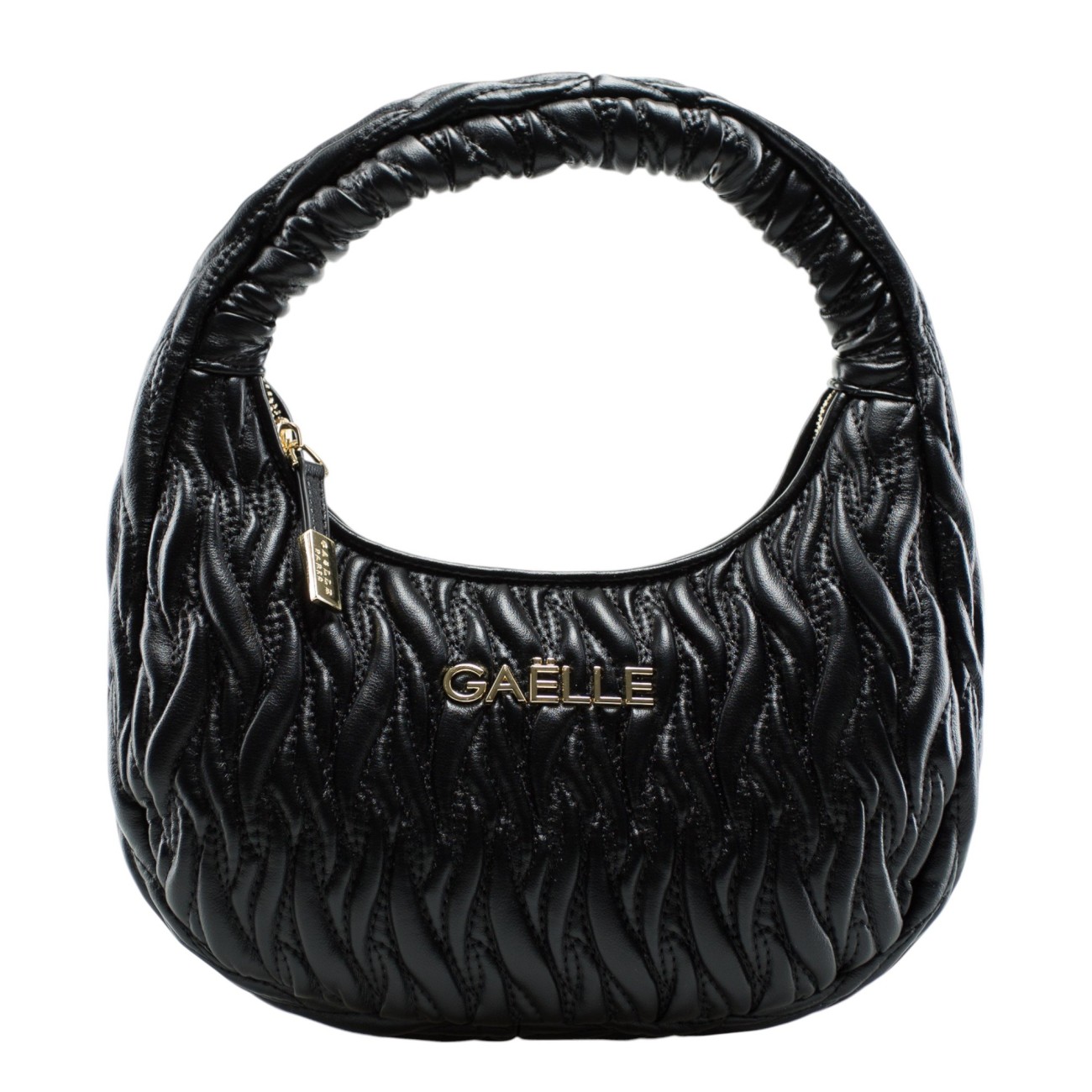 Gaelle half moon bag quilted