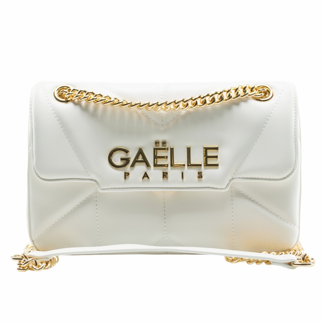 Gaelle handbag white