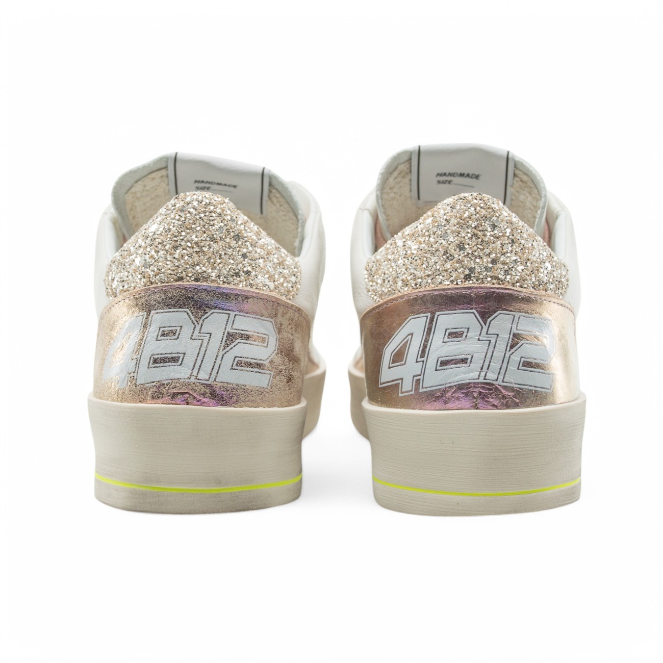 4B12 sneakers Kyle bianco rosa